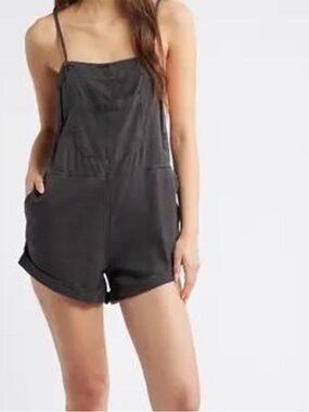 Billabong Dark Charcoal Gray Casual Top